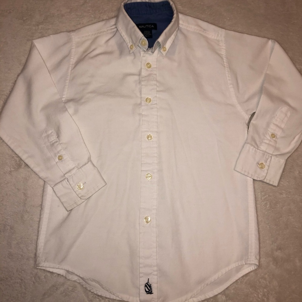 Boys Nautica long sleeve collared shirt!!